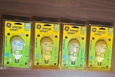 GE CFL ceiling fan light bulb 11 watt 505 Lumens 4 PACK 78937 Candelabra Base