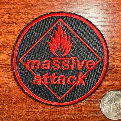 Massive Attack Fan Patch 90s Electric UK Trip Hop Music Embroidered Iron On 3''