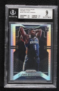 2019-20 Panini Prizm Hyper Zion Williamson #248 BGS 9 MINT Rookie RC
