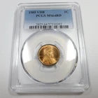 1909 P VDB PCGS MS64 RD Red - Lincoln Wheat Penny Cent 1c US Coin #56852A