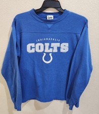 Indianapolis Colts Vintage Y2K Crewneck Mens Sweatshirt Size Medium Blue NFL