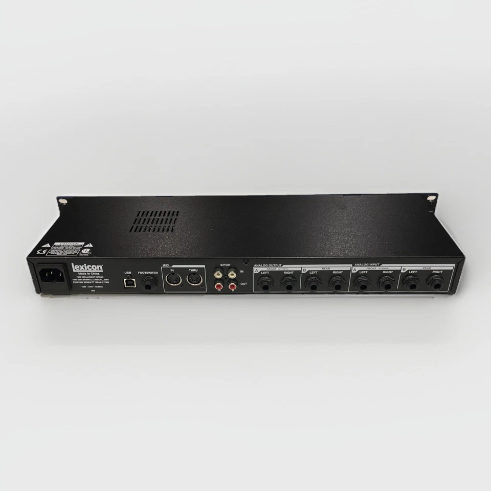 Lexicon MX400 Dual Stereo Surround Reverb Effects Processor - Image 4 of 4