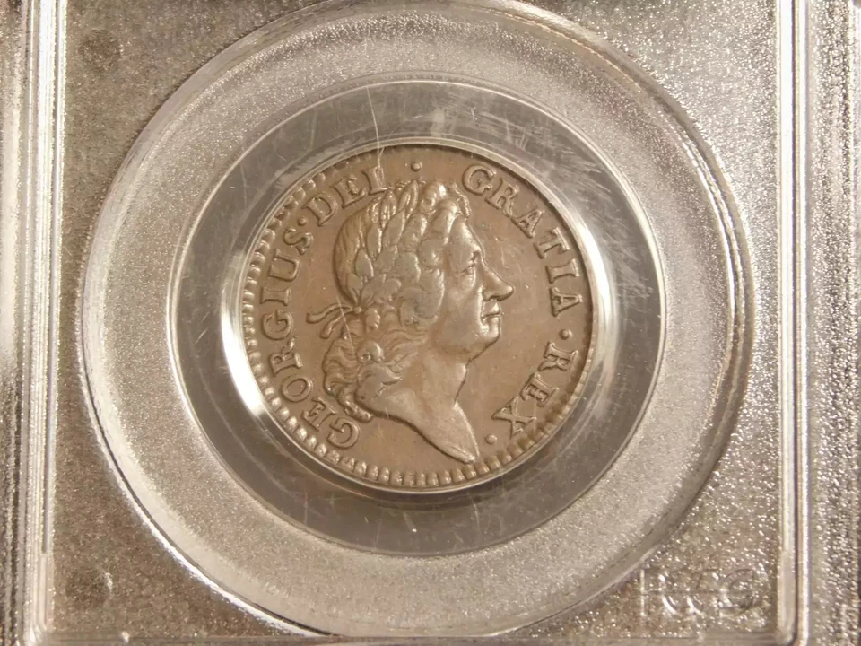 1724 Hibernia Farthing Colonial Half Penny - PCGS XF45  - Image 3 of 4