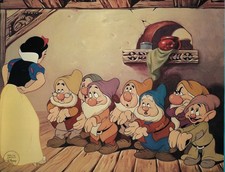 Snow White & The Seven Dwarfs Limited Edition Lithograph Disney Animation Art