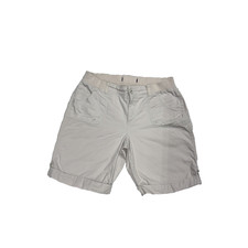 Gloria Vanderbilt Shorts Women  s Cuffed 5-Pocket Bermuda  s Tan 14
