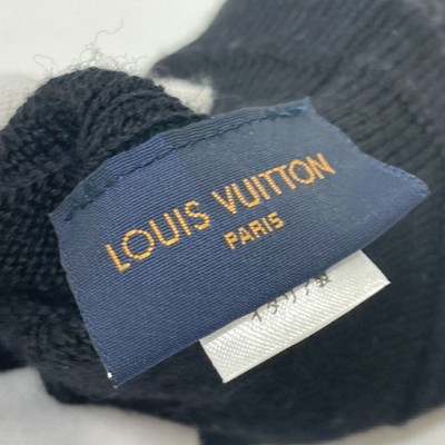 LOUIS VUITTON M73470 Gon Mai Monogram Eclipse gloves Glove wool