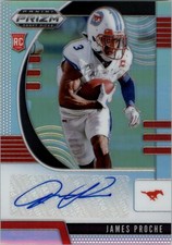 2020 Panini Prizm Draft Picks Autograph Prizms #232 James Proche Auto - FB
