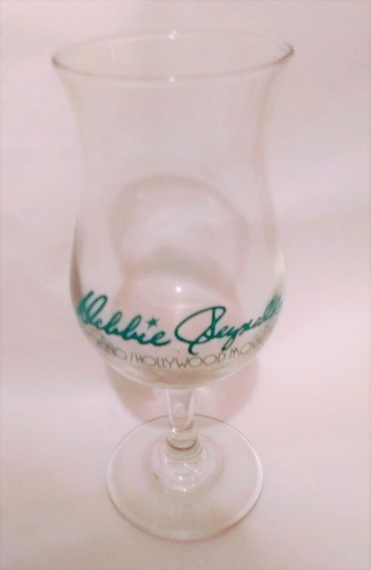 Vintage Debbie Reynolds Casino Daiquiri Glass Rare
