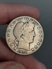 1900- S Barber Half Dollar