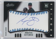 2021 Panini Absolute Light Blue /30 Daulton Jefferies #103 Auto 4t6