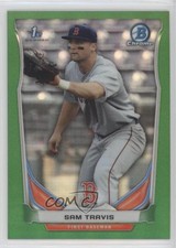 2014 Bowman Draft Chrome Green Refractor 44/150 Sam Travis #CDP61 1h1