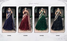 Attractive Designer Vichitra Silk Lehenga Choli With Dupatta For Wedding