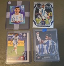 Panini Instant Topps Panini Argentina Leo Messi 4 Card Sticker  Lot Take A Look