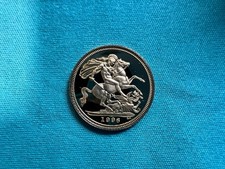 1996 Gold Proof Half Sovereign – Royal Mint Box & Certificate – Elizabeth II