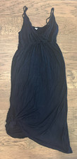 Old Navy Women's Spaghetti Strap V-Neck Maxi Sundress Knit Black Size XL