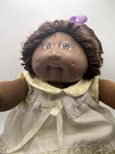 1985 African American Cabbage Patch Kid, HM3, Brown Ponytails, Brown Eyes.