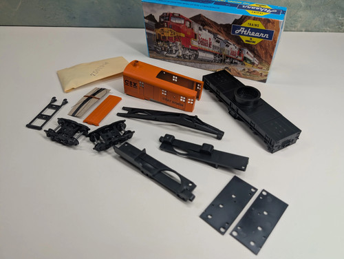 Grúa cortacésped Athearn 1707 escala HO 200 toneladas CSX CSXT #970026 KIT LEER | Zustand: Used
