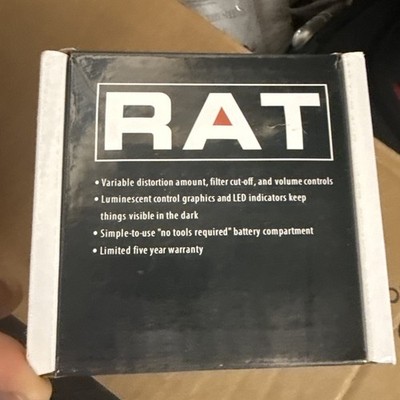 ProCo RAT Distortion Pedal Guitar Effects Pedal W/ Box