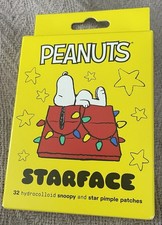 Starface x Peanuts Snoopy Hydrocolloid Patches Refill 32 Count NEW Yellow Star