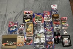 NASCAR Collectibles w/ Dale Jr Harvick Dale Earnhardt & Richard Petty Autographs