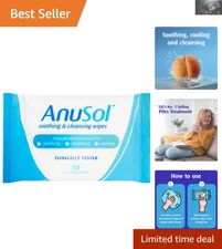 Eco-Friendly Soothing & Cleansing Wipes - 30 Pack, 100% Natural & Plastic-Free