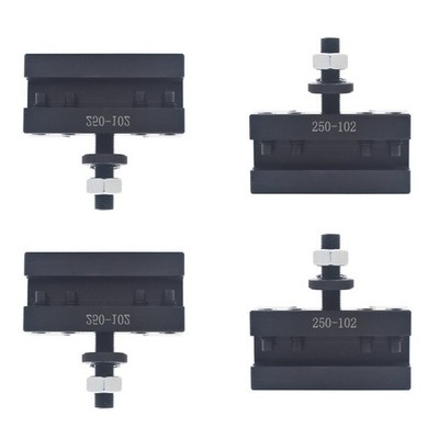 4 Pcs Quick Change Tool Post Boring Turning Holder AXA 2# 250-102 6-12''