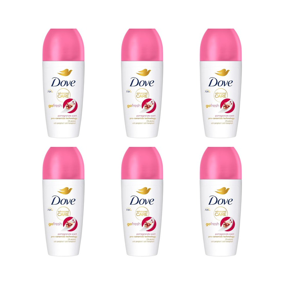Dove Go Fresh Roll On Anti-Perspirant - Pomegranate 72H Protection, 3x50ml - Image 11