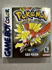 Nintendo Pokémon Gold Version Game Boy Color CIB w Box, Manual, Cart