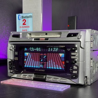 KENWOOD DPX-6100MD Car Audio 2DIN CD MD Player Added Bluetooth Tested JDM Stock