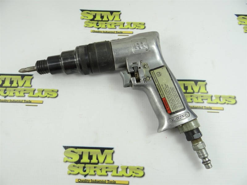 INGERSOLL-RAND PNEUMATIC REVERSIBLE SCREWDRIVER 1/4" HEX DRIVE MODEL #371