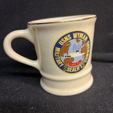 VTG MIL-ART  Coffee Mug USNS WYMAN T-AGS 34 US Navy MILITARY SEALIFT COMMAND