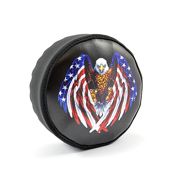 Fastrax RC Scale Model Car Scale Eagle Spare Tyre Cover (Dia 125mm/Trx4)