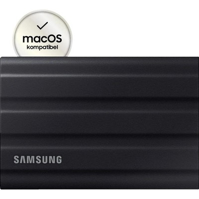 Samsung Portable SSD T7 Shield PC/Mac 1 TB SSD Festplatte extern Schwarz