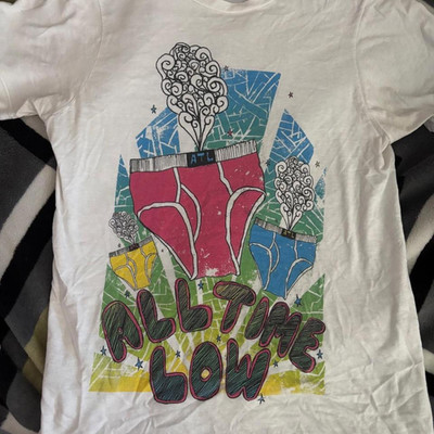 Retro All Time Low Band Member Mens White T- Shirt All Size S-5XL DO152