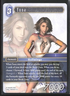 26-117R Yuna - Final Fantasy TCG Gunslinger in the Abyss - Normal NM