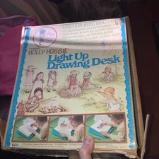 1975 Lakeside's Holly Hobbie Light Up Drawing Desk American Greetings Corp 5346