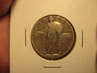 1921 United States Standing Liberty Quarter Partial Date Overall Good Condition