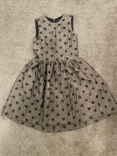 Marc By Marc Jacobs Womens Polka Dot Print Midi Length Dress Size 0 Brown Black