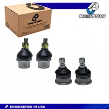 PartsW Trailblazer Envoy Ascender 4Pc Upper Lower Ball Joint Kit 2002-2007