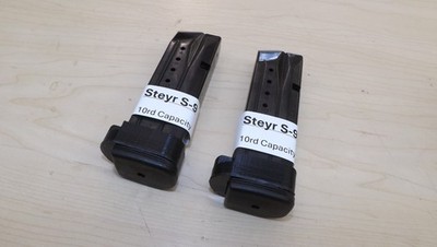 2 - NEW - 10rd Magazines for Steyr S-9 S9 A1 - 9mm
