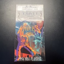 1994 NBA Playoff Knicks Nets Eastern Conference 1st Round Game 2 MSG Ticket Stub