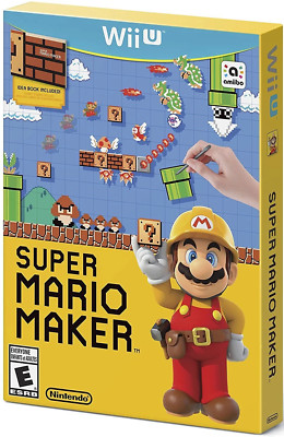 Super Mario Maker With Cardboard Sleeve & Artbook Wii U Used