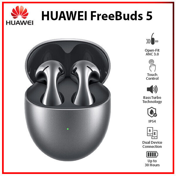  HUAWEI FreeBuds 5 Wireless Earbuds - Bluetooth Earphones with  Noise Cancelling - Curved in Ear Headphones with Optimal Fit - Long Battery  Life and Water Resistant - Hi-Res Certified (Coral Orange) : Electronics