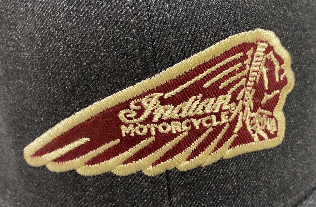 Vintage Indian Motorcycle Snapback Mesh Farmer Trucker Biker  display picture 1