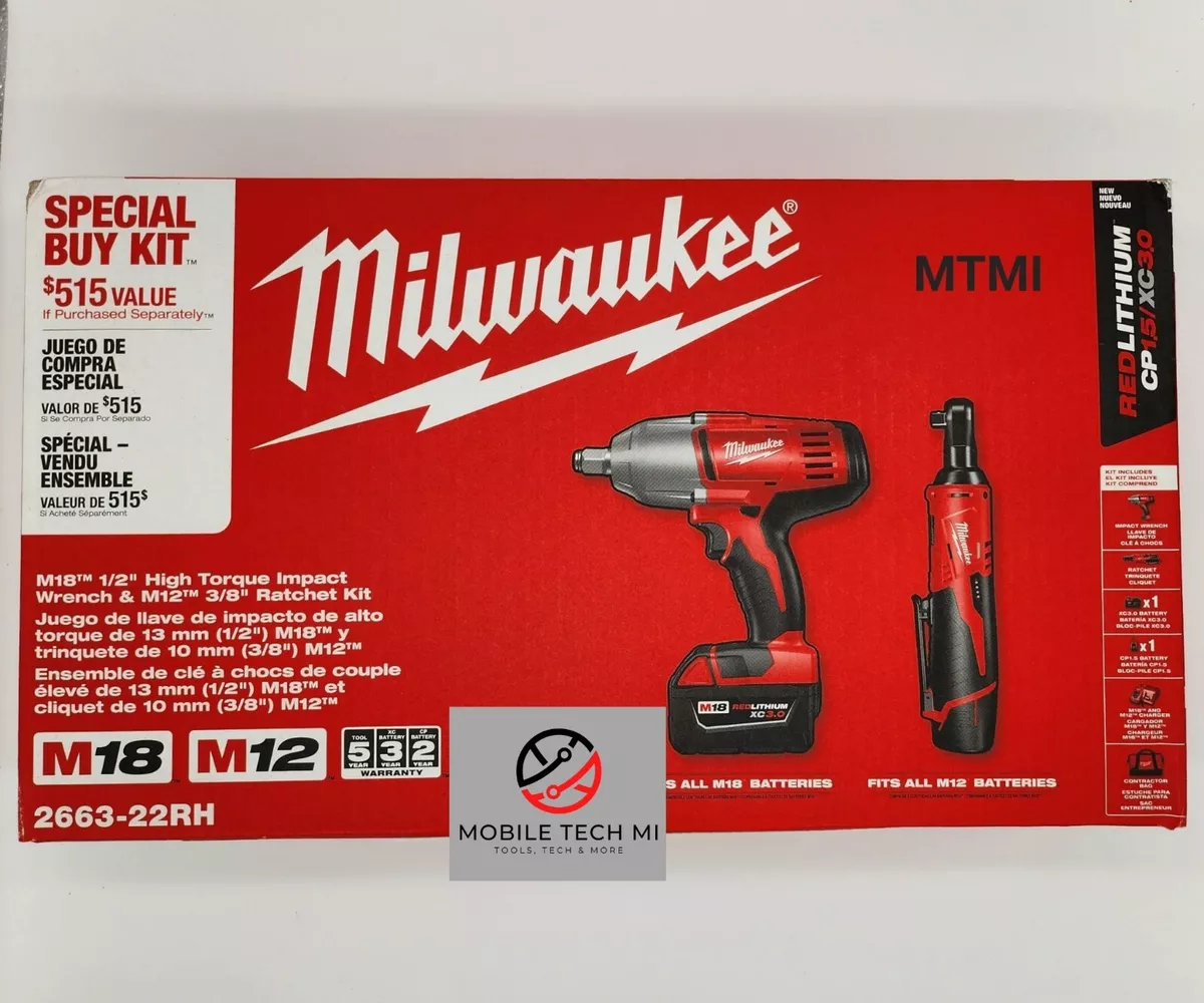 Milwaukee cordless ratchet combo kit outlet