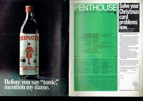 PENTHOUSE MAGAZINE DECEMBER 1970 VOLUME 5 NUMBER 9 VERYGOOD/CONDITION - Picture 2 of 4