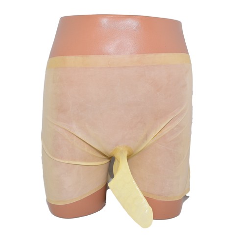 Latex Shorts mit Riffelkondom Size:S(279) - Bild 3 von 6
