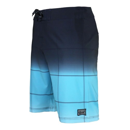 Mens Quick Dry Swim Trunks Gradient Board Shorts with Zipper Pocket Swimsuit - Picture 11 of 14