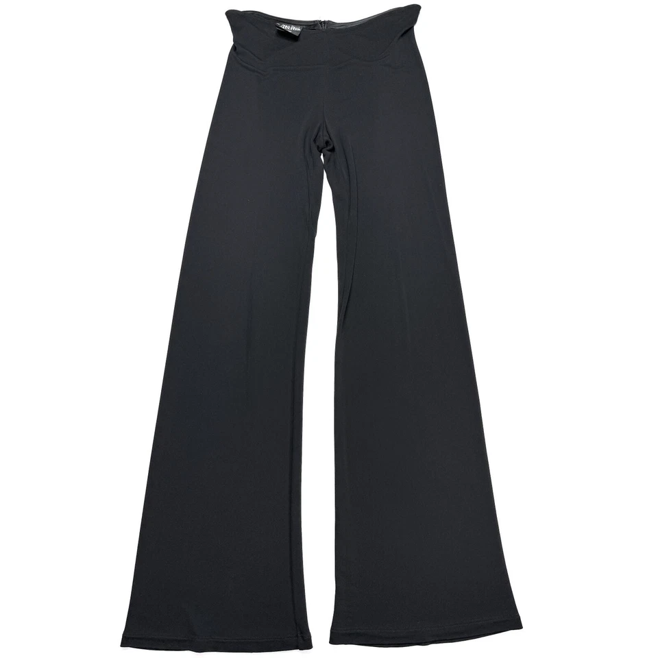 Pantalones transparentes Jean Paul Gaultier JPG para mujer negros rayón talla 8