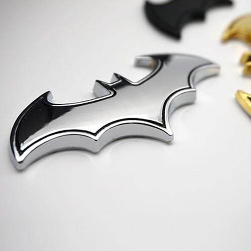 3D Chrome Metal Emblem Badge Tail Decal Car Logo Silver Sticker Accessories - Picture 3 of 7